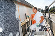 mounting thermal insulation boards