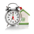 Photo: Toy House and alarm clock Toy House and alarm clock