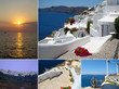 Collage of Santorini