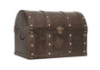 Photo : Old treasure chest isolated Old treasure chest isolated