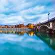 Sevillie, dramatic panorama of the riverside