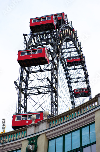 Photo: Viennese giant ferris wheel. Austria Viennese giant ferris wheel. Austria