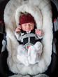 Foto: Newborn boy in car seat Newborn boy in car seat