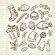 Vector: christmas doodle christmas doodle