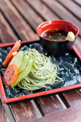 Photo: cold soba noodle japanese traditional food cold soba noodle japanese traditional food