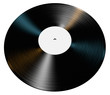 Disque 33 tours sur fond blanc 1