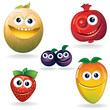 Funny Fruits Series: Strawbery, Pomegranate, Melon...etc