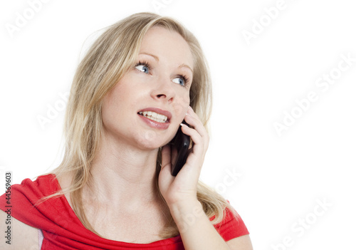 Photo: Frau telefoniert Frau telefoniert