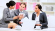 Informal Meeting Multi Ethnic Business Team