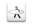 Boton cuadrado blanco surfer
