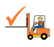 Service - Zeichen und Stapler