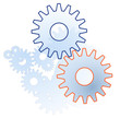 zahnräder symbol vektor