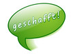 geschafft
