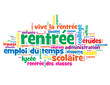 Nuage de Tags "RENTREE" (vive la rentrée des classes scolaire)