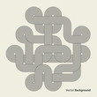 Abstract background. Black intricacy. Vector illustration