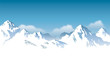 snowcapped mountains - background