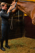 Woman and horse