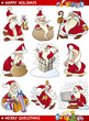 Cartoon Set of Christmas Themes