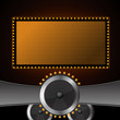 Orange abstract screen