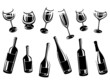 alcoholic glass collection