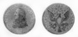 United states coin with president G. Washington from 1792
