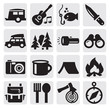 Vektor: camping theme camping theme
