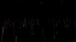 Computer generated rain of arrows with alpha channel