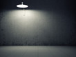 Illustration: Dirty concrete wall illuminated Dirty concrete wall illuminated