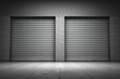 Garage building made ​​of concrete