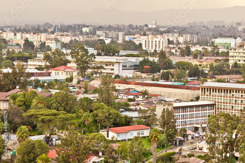 Photo: Aerial view of Addis Ababa Aerial view of Addis Ababa