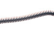 chain of cartridges on white background