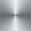 Radial brushed metal background with copy space
