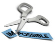impossible vs possible, volonté et réussite