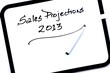 Sales Projections 2013