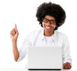 Geek with a laptop