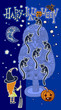 Vector: original doodle artistic halloween card original doodle artistic halloween card
