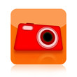 Photo icon with compact digital camera