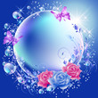 Flowers and bubbles