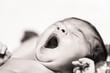 gähnendes Baby