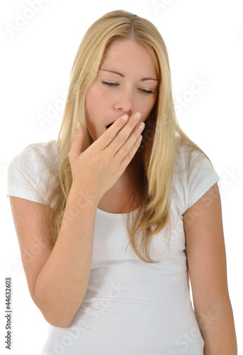 Photo: Junge Frau müde Junge Frau müde