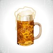 Glass of beer