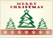 Illustration: Vintage Christmas Card - Merry Christmas Vintage Christmas Card - Merry Christmas