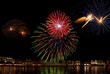 Festliches Feuerwerk in Hamburg