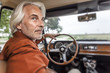 Foto: male portrait with white beard male portrait with white beard