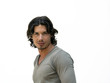 handsome man posing