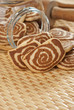 Chinese Cinnamon Pinwheels with Copy Space