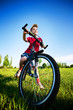Six year old boy on a bike