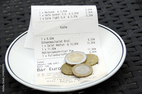 Photo: Trinkgeld Trinkgeld