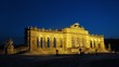 Glorietta in park of  Shyonbrunnsky palace in evening