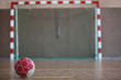 ball in front of goal